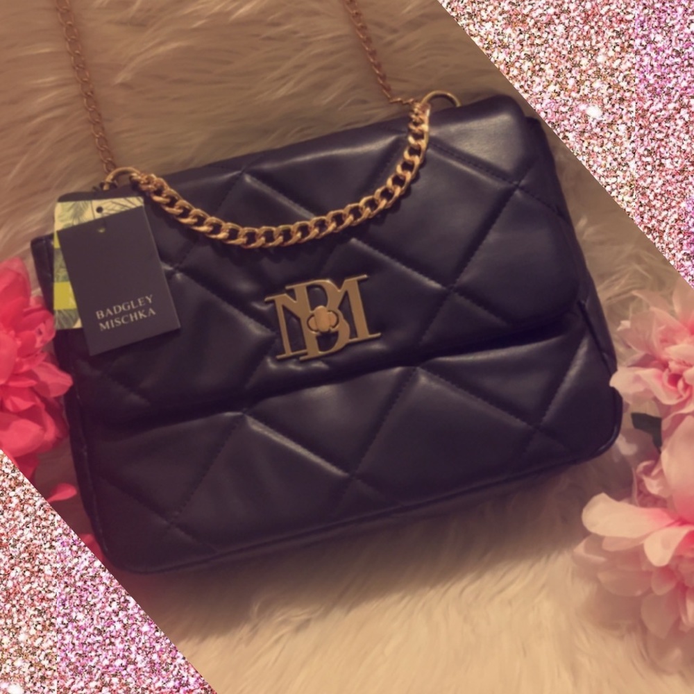 Badgley Mischka Quilted Handbag